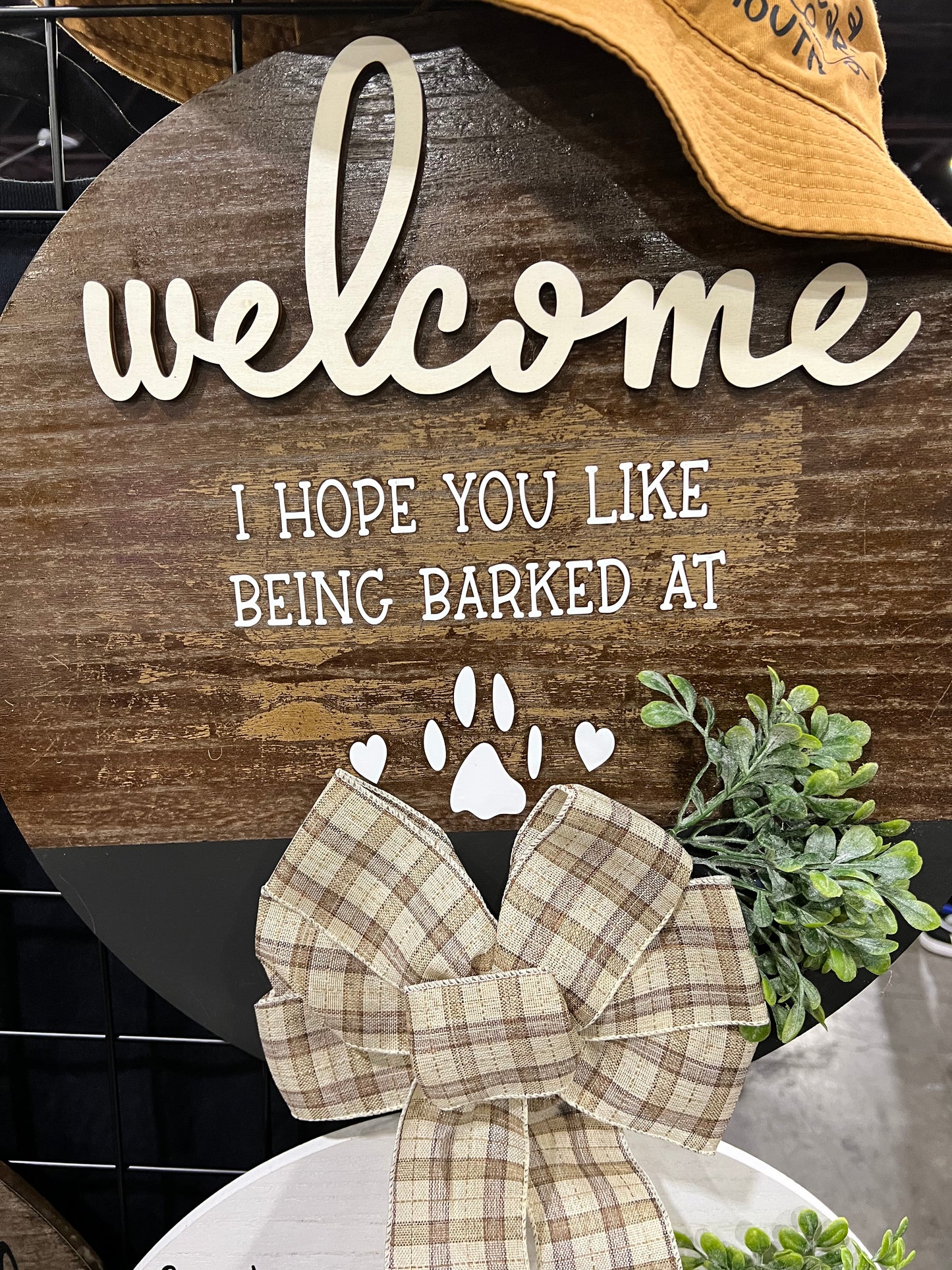 Front Door Welcome Sign