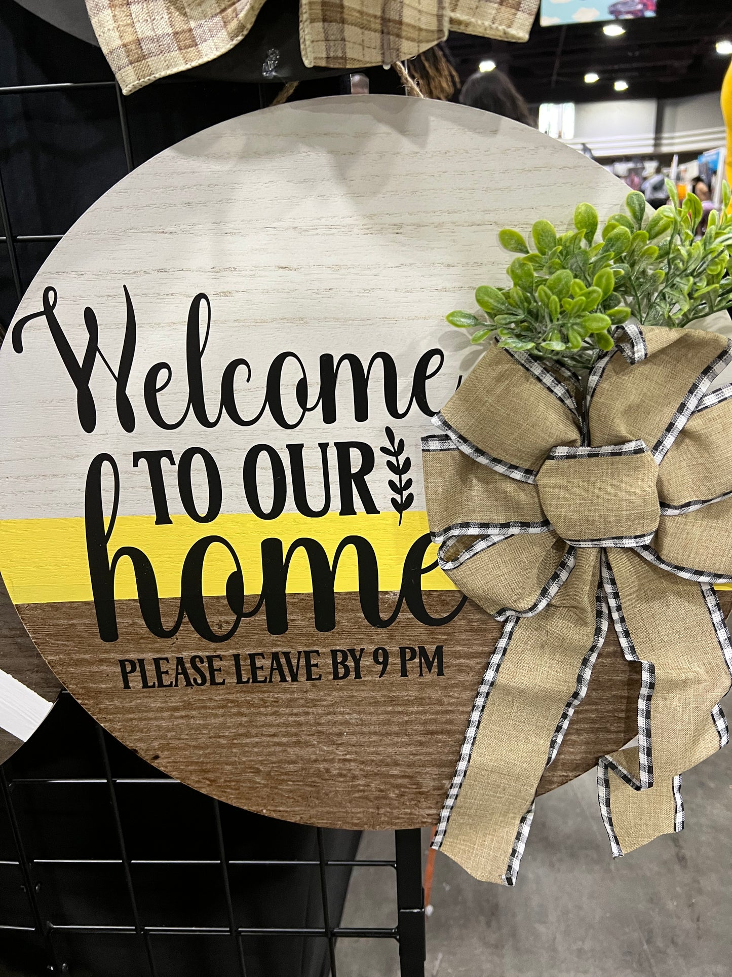 Front Door Welcome Sign