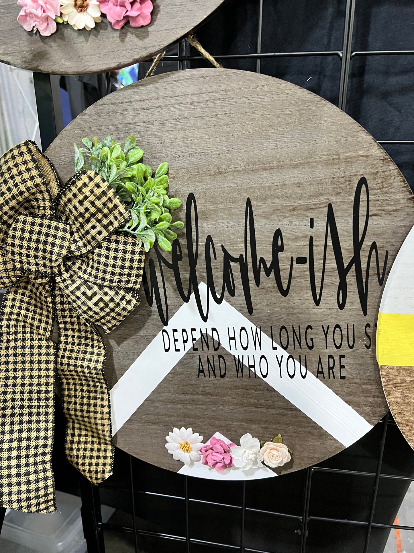 Front Door Welcome Sign