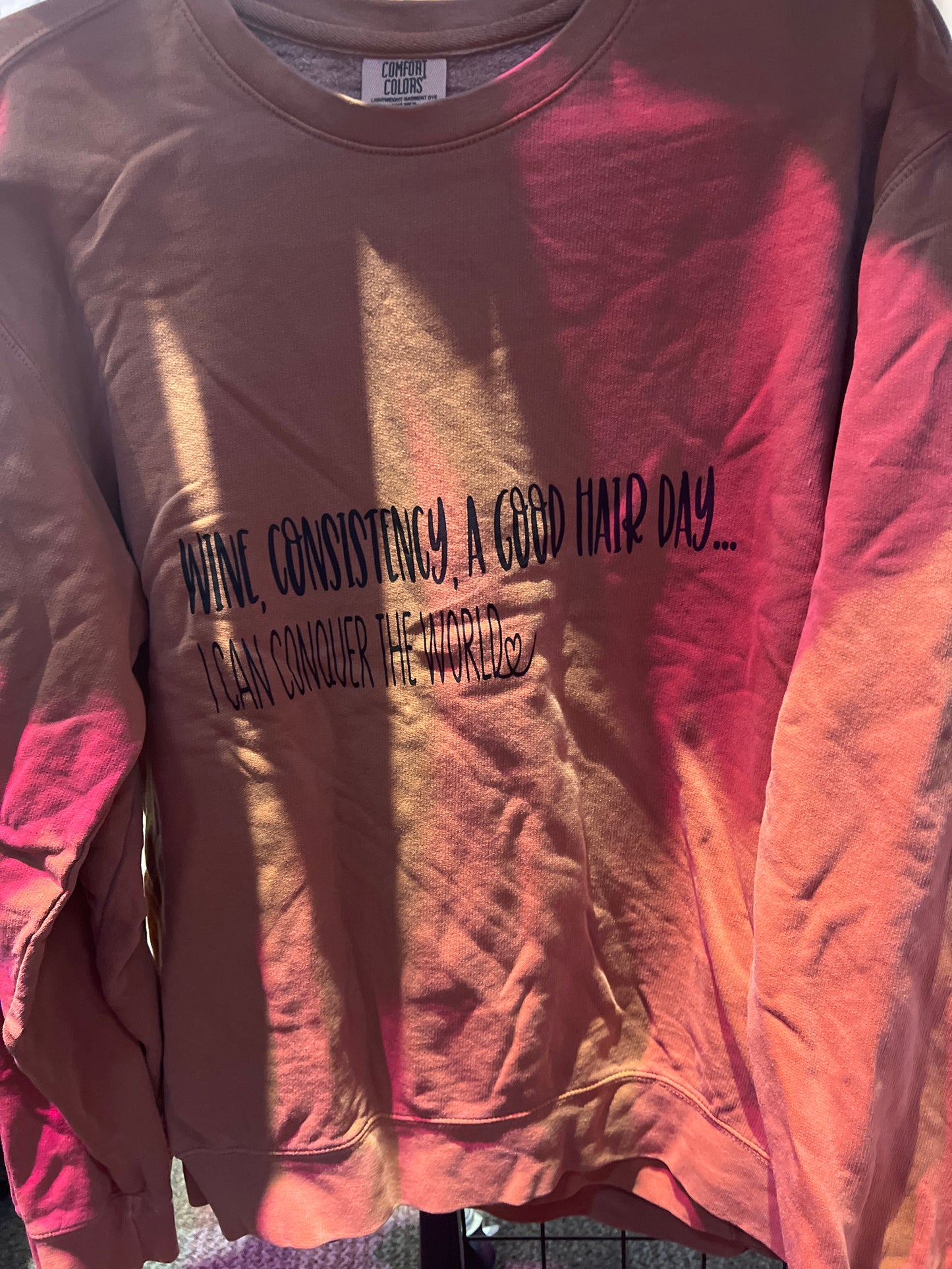 Wine & Consistency Long Sweater