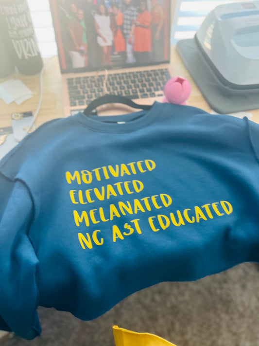 Blue NC A&T Sweater