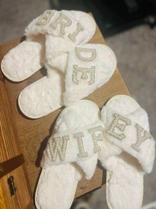 Bridal slippers