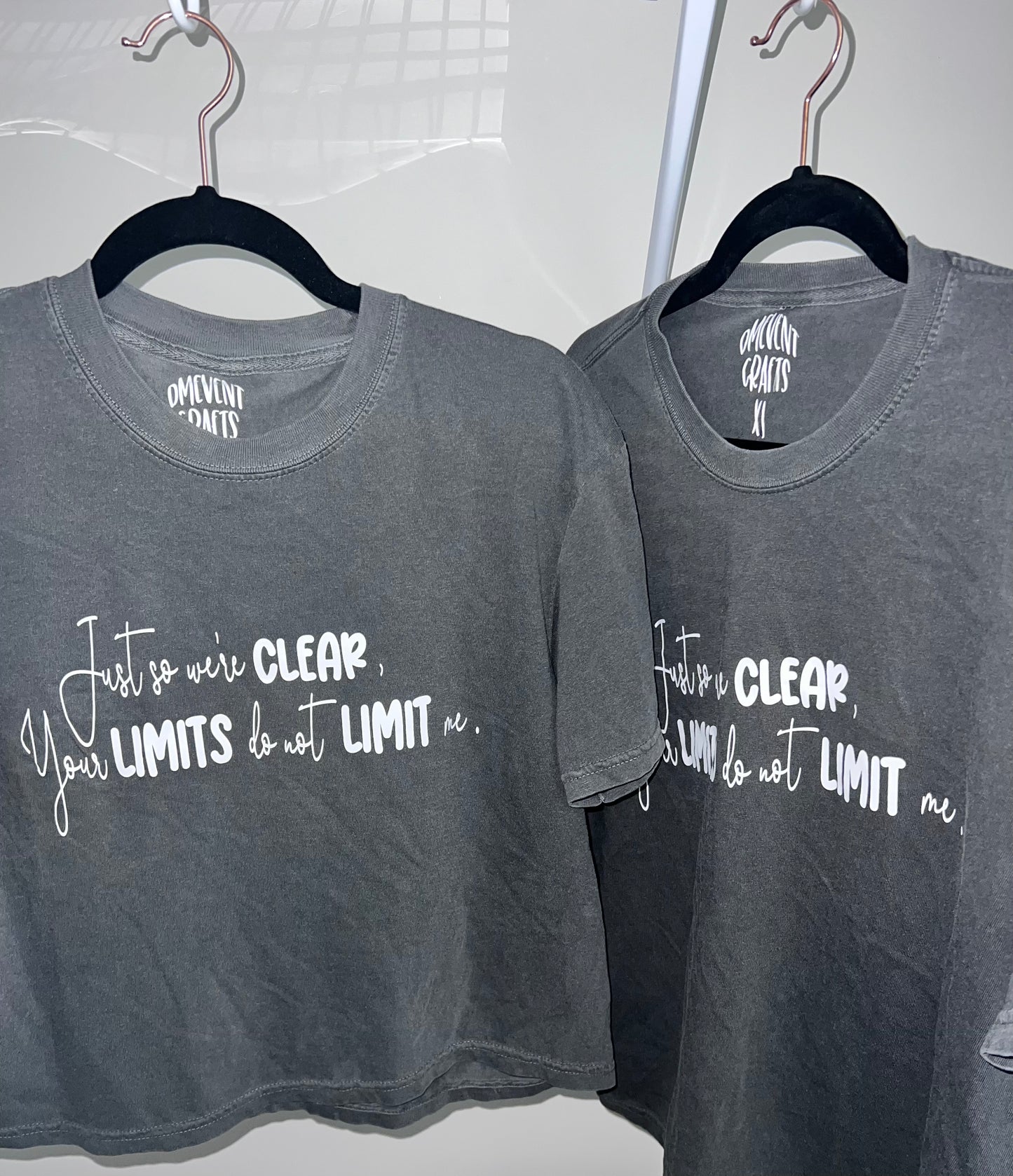 Just so we're clear you're limits don't limit me crop top
