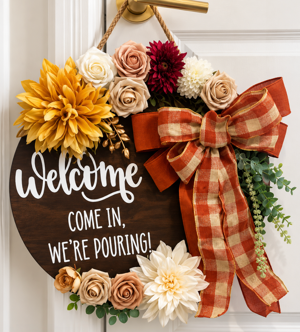 Front Door Welcome Sign