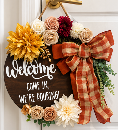 Front Door Welcome Sign