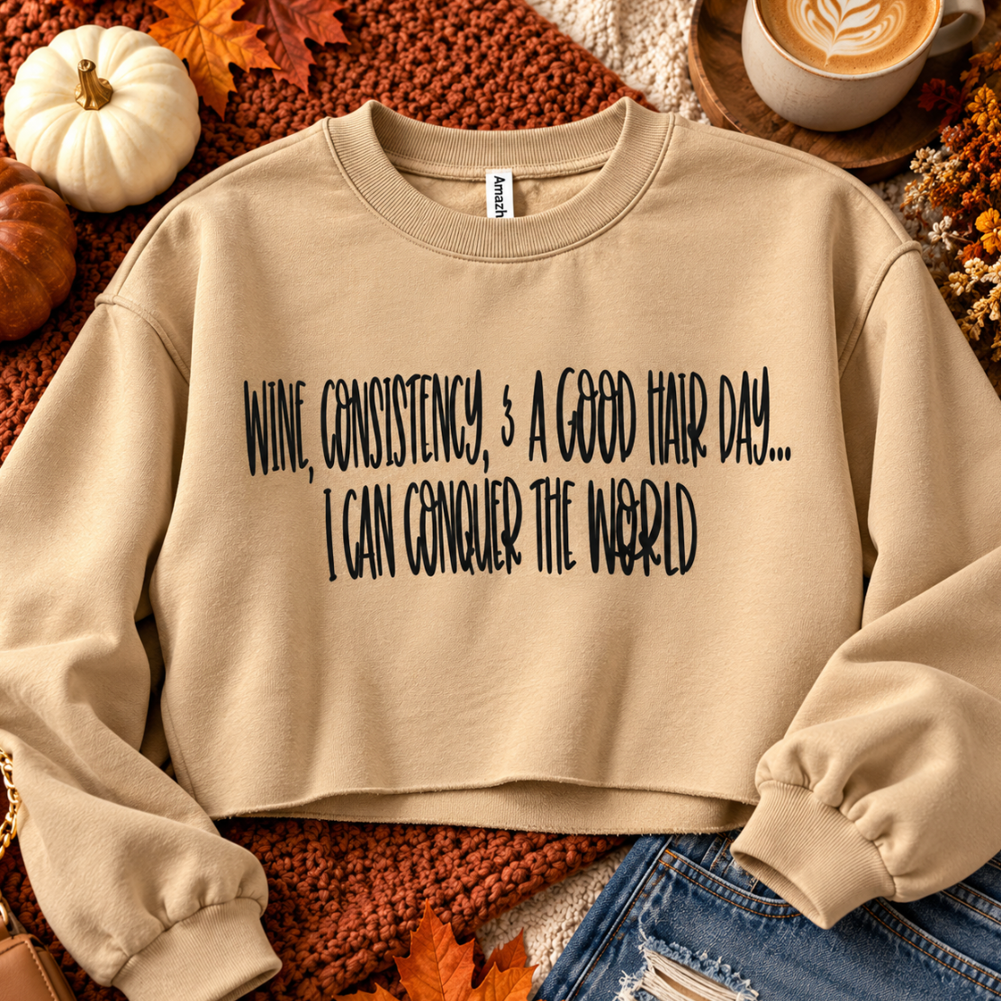 Wine & Consistency Sweater